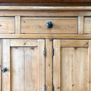 A Large and Charming Pine Welsh Dresser or Cupboard