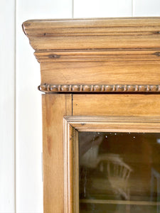 A 19th Century English Pine Bookcase Cabinet or Hutch