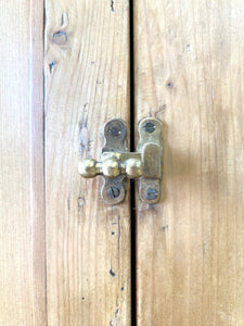 A 19th Century English Pine Bookcase Cabinet or Hutch