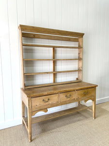 An Antique Pine Country Welsh Dresser c1800