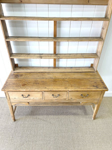 An Antique Pine Country Welsh Dresser c1800