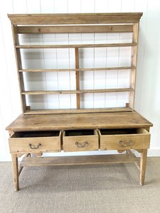 An Antique Pine Country Welsh Dresser c1800