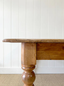 An English Country Pine 5.5 ft Kitchen Dining Table