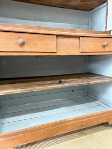 A Large 19th Century French Pine Linen Press Cupboard