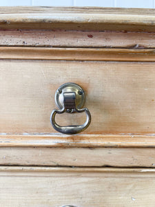 A Diminutive English Pine Sideboard c1870