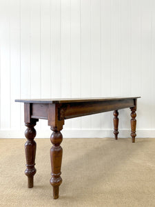 An Antique 6.5ft Dining Server or Console Table