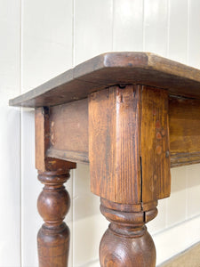 An Antique 6.5ft Dining Server or Console Table