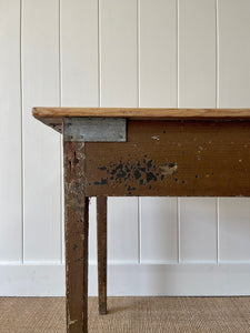 Old Welsh Country Dairy Table c1840