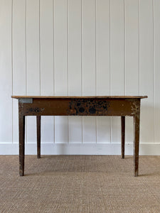 Old Welsh Country Dairy Table c1840