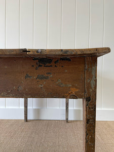 Old Welsh Country Dairy Table c1840