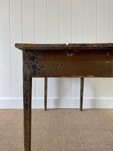 Old Welsh Country Dairy Table c1840