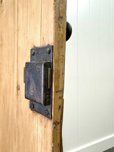 An English 19th Century Shallow Pine Cupboard