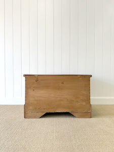 An English Pine Blanket Box or Coffee Table c1890