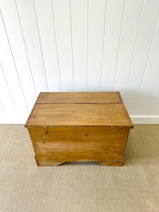 An English Pine Blanket Box or Coffee Table c1890