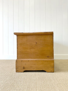 An English Pine Blanket Box or Coffee Table c1890