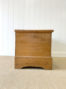 An English Pine Blanket Box or Coffee Table c1890