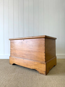 An English Pine Blanket Box or Coffee Table c1890