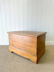 An English Pine Blanket Box or Coffee Table c1890