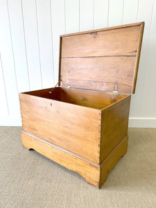 An English Pine Blanket Box or Coffee Table c1890