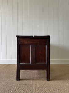 An Ancient early 18th Century English Oak Coffer or Trunk