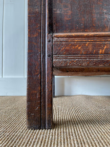 An Ancient early 18th Century English Oak Coffer or Trunk