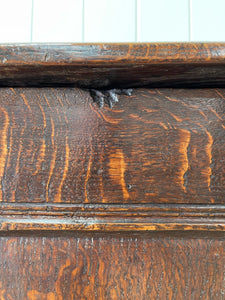 An Ancient early 18th Century English Oak Coffer or Trunk