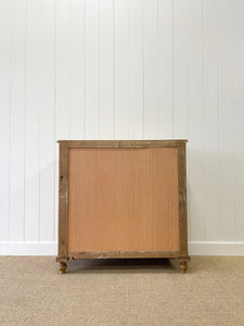 A Large English Pine Chest of Drawers Dresser on Tulip Feet c1890