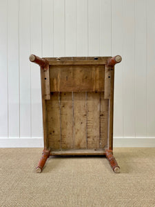 Antique English Country Pine Coffee Table c1890