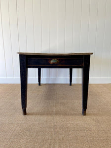 An Early 19th Century English Country Farmhouse Pine  Almost 5 ft Dining Table