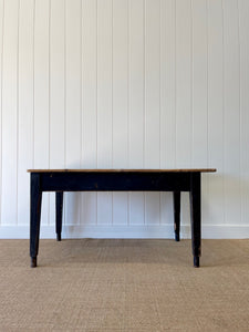 An Early 19th Century English Country Farmhouse Pine  Almost 5 ft Dining Table