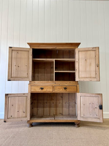 A 19th Century English Pine Housekeeper's Cupboard