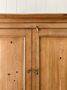 A 19th Century English Pine Housekeeper's Cupboard