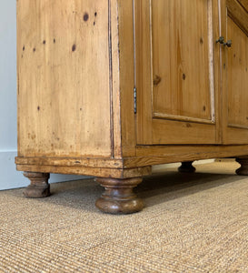 A 19th Century English Pine Housekeeper's Cupboard