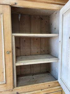 A 19th Century English Pine Housekeeper's Cupboard