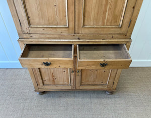 A 19th Century English Pine Housekeeper's Cupboard