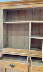 A 19th Century English Pine Housekeeper's Cupboard