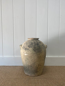 An Old Italian or Turkish Olive Jar