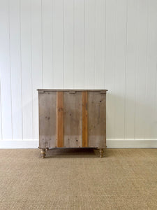 A Large English Pine Chest of Drawers Dresser on Tulip Feet c1890