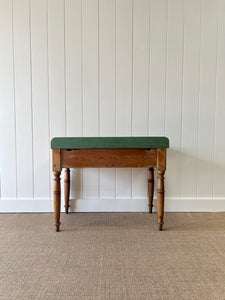 Antique English Pine Console, Desk, or Side Table c1860