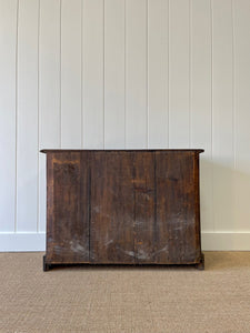 A Handsome English or Welsh Early 19th Century Oak Cupboard with Wooden knob