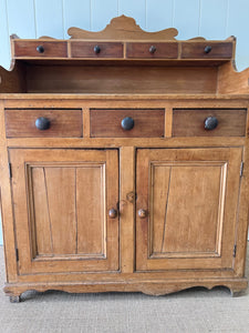 An Unusual Scottish Pine Sideboard c1870