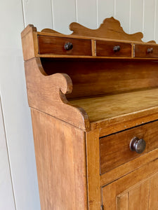 An Unusual Scottish Pine Sideboard c1870