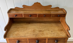 An Unusual Scottish Pine Sideboard c1870