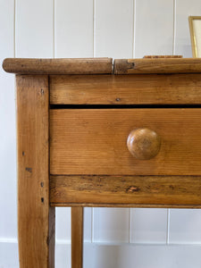 Antique English Pine Architect's Desk c1880