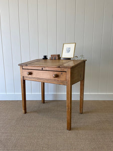 Antique English Pine Architect's Desk c1880