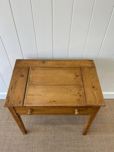 Antique English Pine Architect's Desk c1880