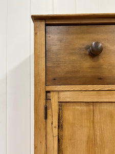 An English Pine Cupboard c1860