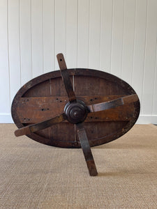 Antique English Country Mahogany Coffee Table c1890