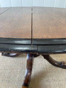 Antique English Country Mahogany Coffee Table c1890