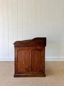 Antique English Oak Clerk's Desk c1880